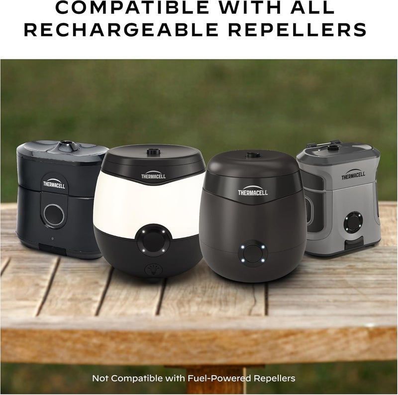 Thermacell Rechargeable Mosquito Repeller Refills Advanced Repellent Formula Provides 20 Foot Protection Zone Compatible with Thermacell ESeries  Radius Only No DEET Spray or Flame - Image 2