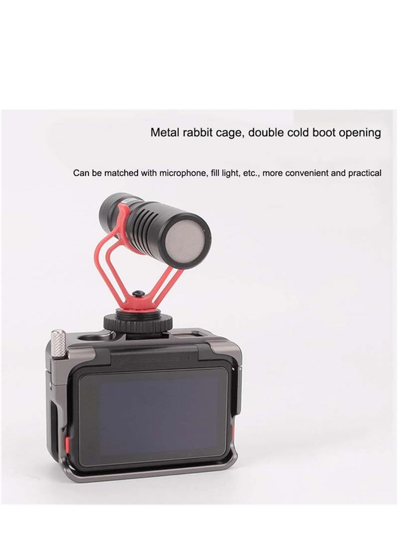 Generic - Aluminium Protective Cage Case Metal Bezel for Insta360 Ace Pro/Ace Camera Frame Cage for Insta360 Ace/Ace Pro Metal Rabbit Cage Lens Protective Cover Camera Accessories - Image 1