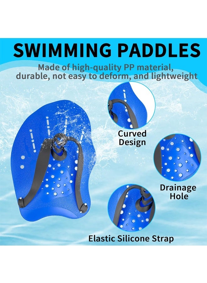 1 Pair of Hand Fins Improve Your Swimming Technique and Swimming Speed, Swimming Training Aid, Hand Paddles For Aquatic and Pool Swimming - Image 5