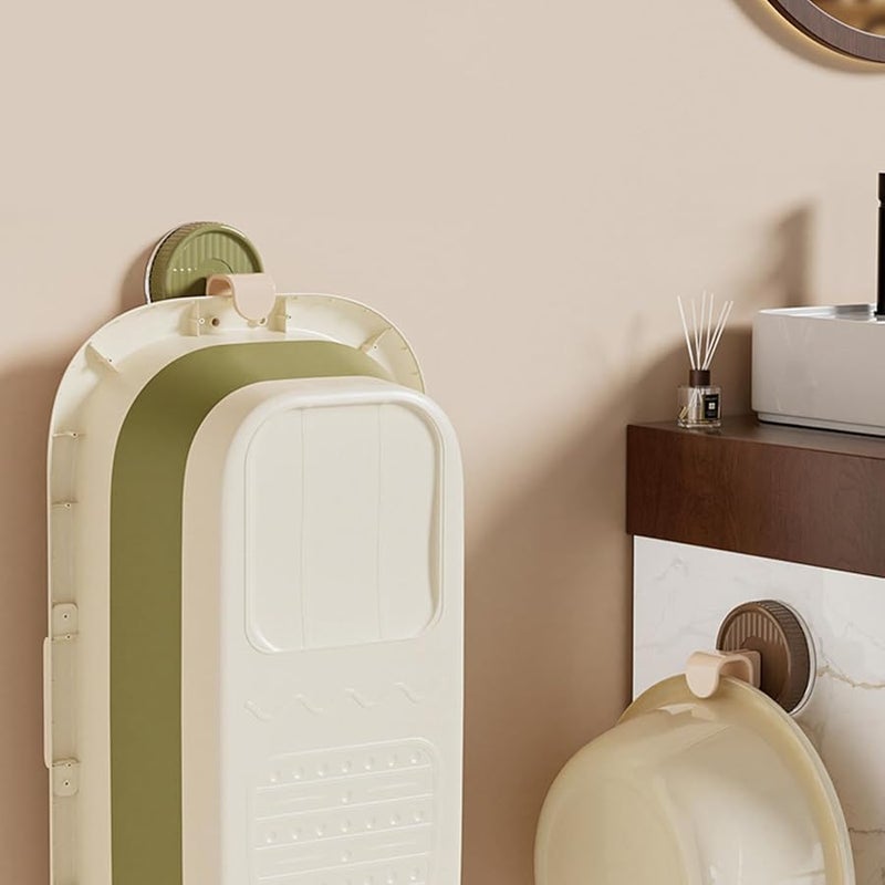 Transparent Strong Adhesive Wall Hook For Bathroom Organization Holds Basins No Drilling - Image 5