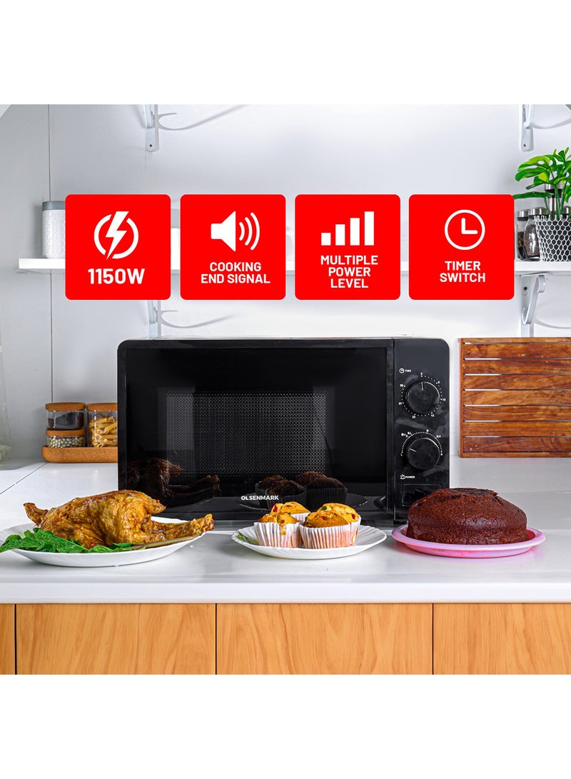 أولسنمارك فرن ميكروويف كهربائي 20 L 1150 W OMMO2343W - Image 2
