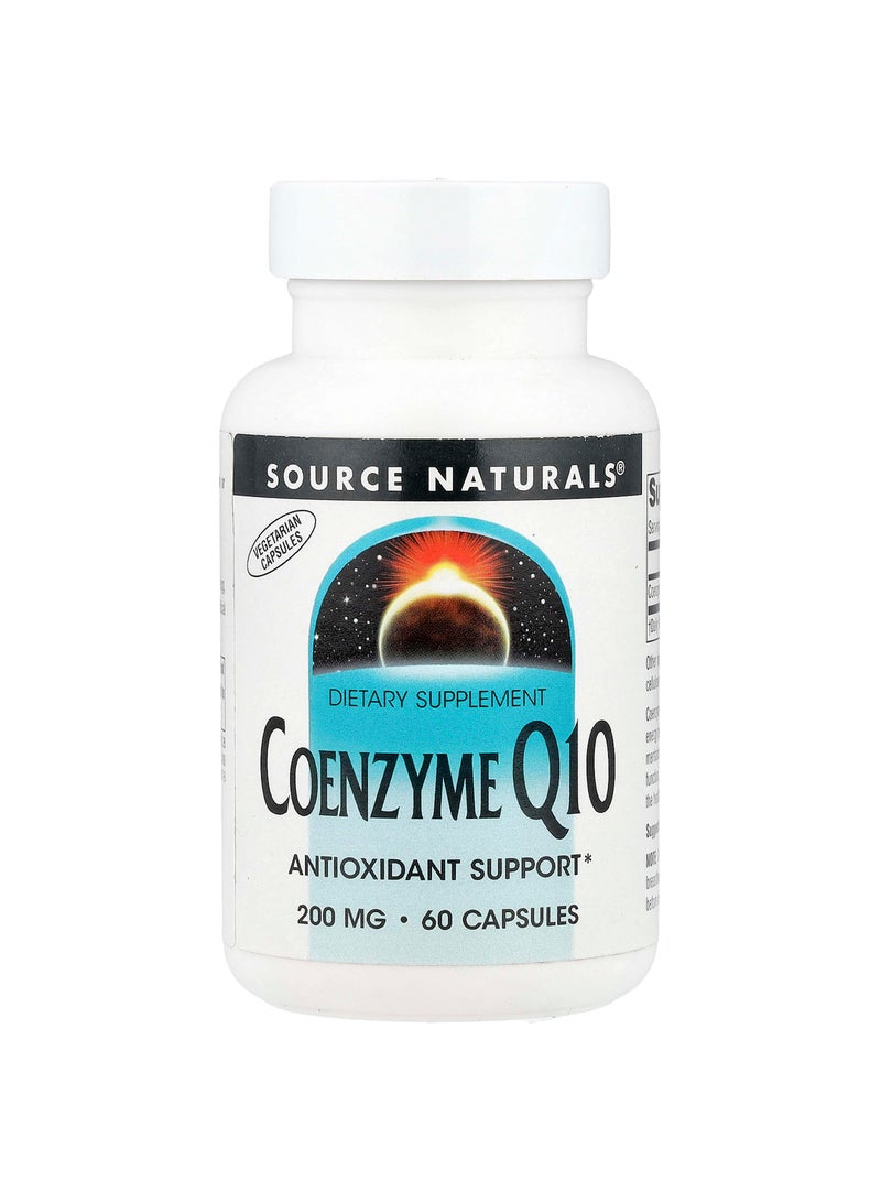 Source Naturals Coenzyme Q10, 200 mg, 60 Capsules