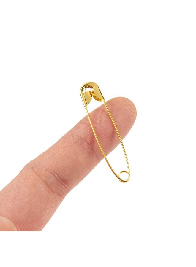 Juvale 400-Count Safety Pins - Large Safety Pins for Garment Repair, Quilting, Jewelry Making, Gold - 1.7 x 0.4 Inches - Image 3