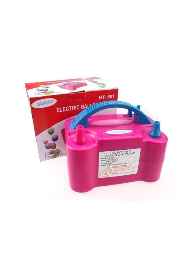 YOUMAY Electric Balloon Pump Pink/Blue - Image 3