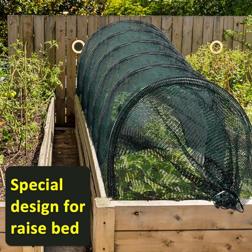 warmfarm 2 in 1 Portable Greenhouse Protection from Sun Heat,Garden Tunnel Shade Net Cover with Quick-Release Technology,Row Covers for Vegetables Plant Cover from Sun (Pack 2) - Image 4