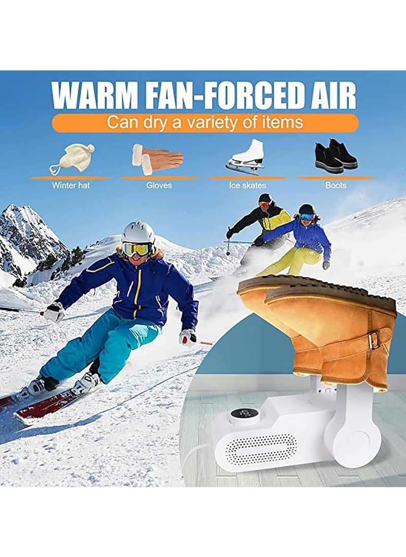 AROAQ - Shoe Dryer Electric,glove Dryer,120 Minutes Timing, One Key Drying, Automatic Power Off, Porous Heat Dissipation, Used for Ski Boots, Shoes, Gloves, Hats, Socks - Image 1