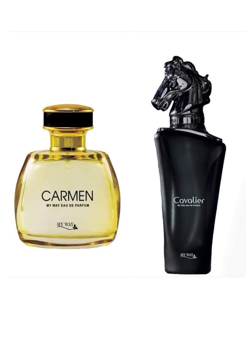 My Way My Offers 2 Pieces Of Perfume For Women And Men  - Image 1