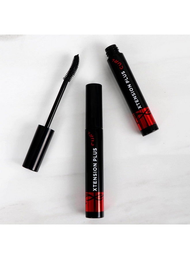 Marcelle Xtension Plus Curl Mascara, Black, Curling, Lengthening, Eye-Wided Look, Fragrance-Free, Hypoallergenic, Cruelty-Free, Ophtalmologist Tested, 0.28 Fl. Oz. - Image 2