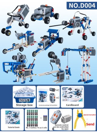 Programming Robot 9686 Suit Compatible With Lego Grade One And Two Examination Building Blocks Science Education Kindergarten STEM Textbook-Color:[app Remote Control Dual Motor Edition] 9686 Equipment 569 Particles Send 21 Batteries - pzsku/Z33BE55CF59C657BC5458Z/45/1746231987/575db1c8-c0c7-4e82-b8bd-ee5edba7e3c0