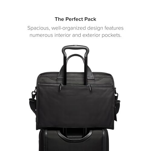 TUMI - Compact Large Screen Laptop Brief Bag - Professional Briefcase - Fits Up to 17" Laptops & Tablets - Black - Image 5