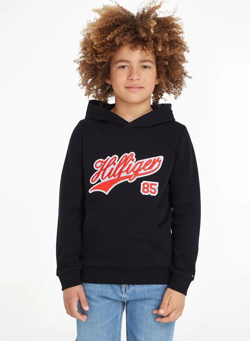 TOMMY HILFIGER Kids Hilfiger Script Hoodie