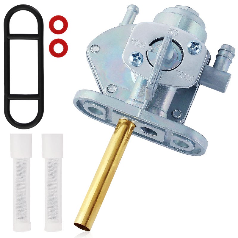 YOFMOO DRZ400 Fuel Gas Petcock Valve Pump Switch Compatible with Suzuki DRZ400E DRZ400S DRZ400SM LT80 LTZ400 Z400 LTZ250 LTF300 King Quad 300 Quadsport 80 Z250 Z400 Kawasaki KFX80 Dirt Bike ATV Quad