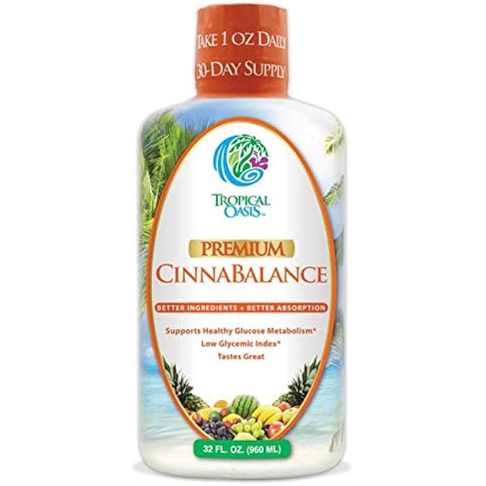 Tropical Oasis Cinnabalance – Liquid Cinnamon Supplement w/ Cinnamon Bark, Aloe Vera, Ginger Root, Green Tea & Antioxidants - 32 oz, 32 servings - Image 4