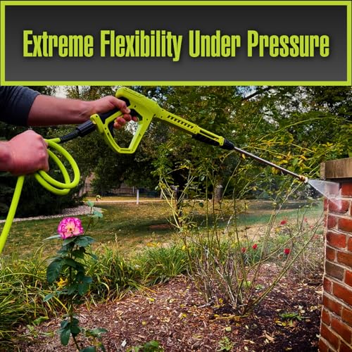 Flexzilla Pressure Washer Hose with M22 Fittings, 1/4 in. x 50 ft., ZillaGreen - HFZPW3450M-E - Image 3