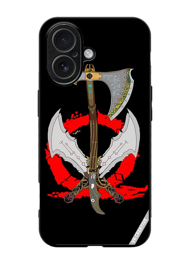 Protective Case Cover For Apple iPhone 17 God Of War Weapons Design Multicolour