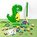 FIGEPO Dinosaur Pinata for Boys Birthday Party Dino Pull String Pinata Birthday Party Supplies for Kids Dinosaur Themed Party 12 x 16 x 3 Inches - Image 4