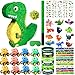 FIGEPO Dinosaur Pinata for Boys Birthday Party Dino Pull String Pinata Birthday Party Supplies for Kids Dinosaur Themed Party 12 x 16 x 3 Inches - Image 2