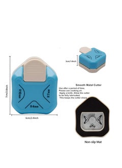 Oasisgalore 3 in 1 Paper Corner Rounder Punch Corner Rounder Photo Cutter Hole Puncher for Paper Crafts  - Image 2