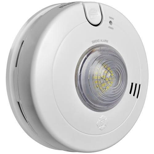 First Alert BRK 7020BSL Hardwired Hearing Impaired Smoke Detector with LED Strobe Light white - Image 3
