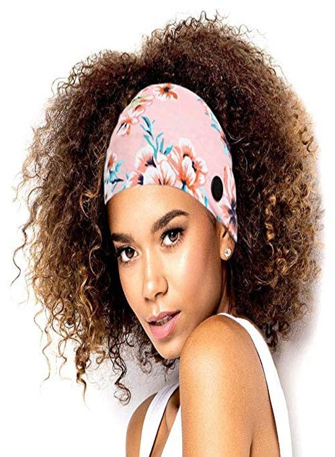Bohend Boho Button Headband Wide Stretchy Daily Use Knotted Headwear Sport Athletic Yoga Gym Hair Accessories for Women and Girls(3pcs) (J) - Image 4