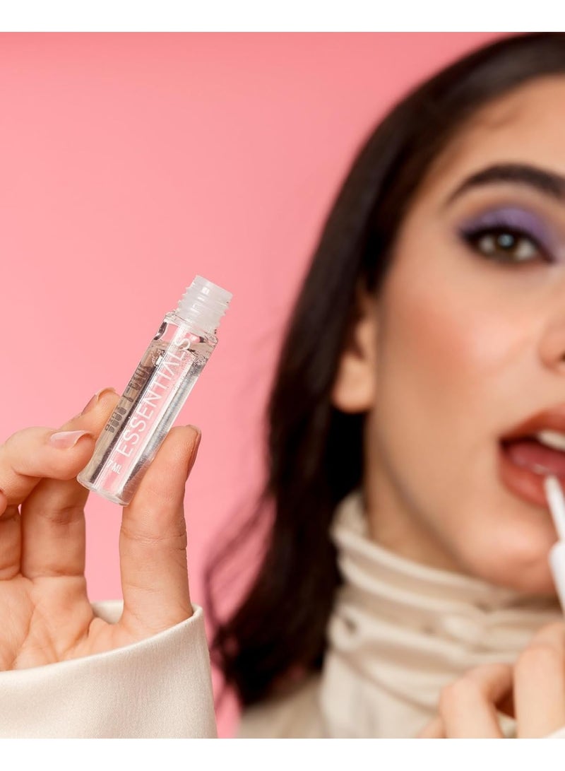 ESSENTIALS Hydrating Lip Gloss – High Shine Finish |   Lightweight Formula | Moisturizing & Nourishing for Soft, Plump Lips | | Everyday Wear for All Skin Tones - Image 2