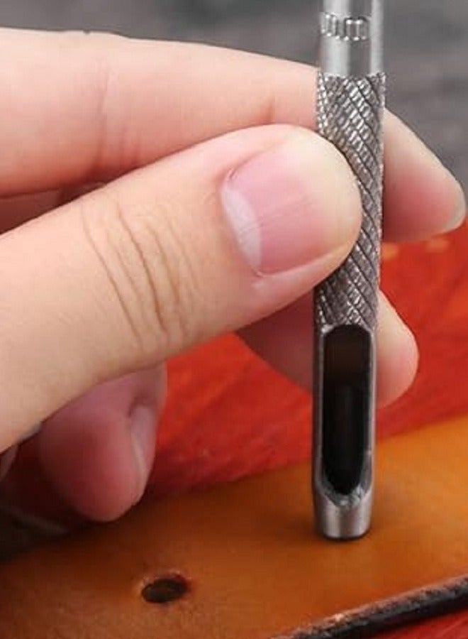 Leather Hole Punch  9 PCS 2.5-10mm Belt Hole Puncher Cylindrical Leather  - Image 2