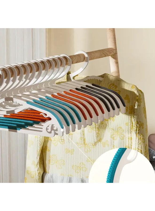 Grey 5 Pack Heavy Duty Swivel Hangers With Non Slip Sleeve Design For Closet Organization - Image 2