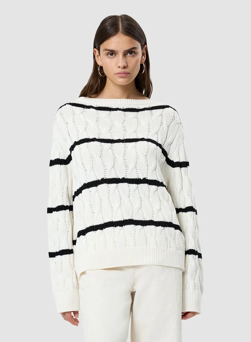 French Connection Mozart Chunky Cable Knit