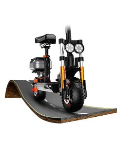 Crony M5 Pro 1500W Adult E-Scooter, 48V 18AH 10"Off-Road tires, 30-45km Range, Dual Suspension & Disc Brakes, Aluminum Frame, Bluetooth Speaker, Mobile App Control Electric Scooter, Rear Luggage Box, Rearview Mirror, Dual LED Headlamps, IPX4 Waterproof, Capable of Reaching 80KM Travel Performance, Heavy Duty All-Terrain Portable Ebike Foldable Hign Configuration E-SkateBoard, High-Performance Brushless Motorized Commuter Tools  - Image 3