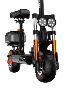 Crony M5 Pro 1500W Adult E-Scooter, 48V 18AH 10"Off-Road tires, 30-45km Range, Dual Suspension & Disc Brakes, Aluminum Frame, Bluetooth Speaker, Mobile App Control Electric Scooter, Rear Luggage Box, Rearview Mirror, Dual LED Headlamps, IPX4 Waterproof, Capable of Reaching 80KM Travel Performance, Heavy Duty All-Terrain Portable Ebike Foldable Hign Configuration E-SkateBoard, High-Performance Brushless Motorized Commuter Tools  - Image 5