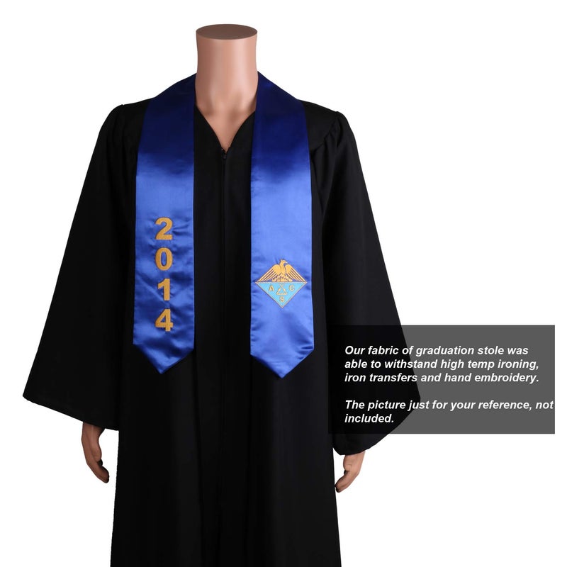 OSBO GradSeason Unisex Adult Plain Graduation Stole for Academic Commencements, 60'' long (Red) - Image 5