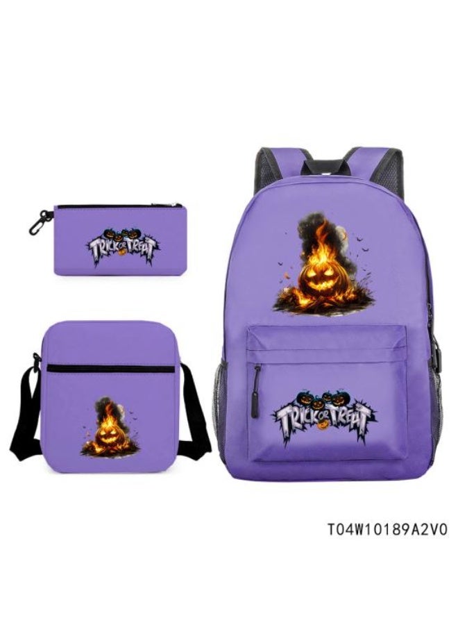 Exquisite animation backpack three-piece set, outstanding design, diversified storage and super convenient - 47 - Image 1