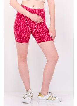 Adidas Adidas x Ivy Park Women Sportswear Fit Cycling Shorts, Dark Pink  - Image 1