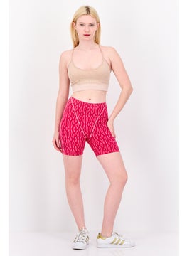 Adidas Adidas x Ivy Park Women Sportswear Fit Cycling Shorts, Dark Pink  - Image 4