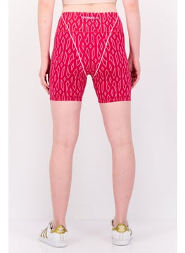 Adidas Adidas x Ivy Park Women Sportswear Fit Cycling Shorts, Dark Pink  - Image 3