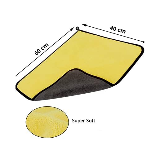 autokaar Big Size Microfiber Cleaning Cloth 800 GSM 60 x 40 cm, (Pack of 5) - Image 3