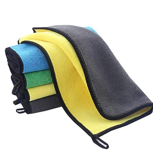 autokaar Big Size Microfiber Cleaning Cloth 800 GSM 60 x 40 cm, (Pack of 5) - Image 1