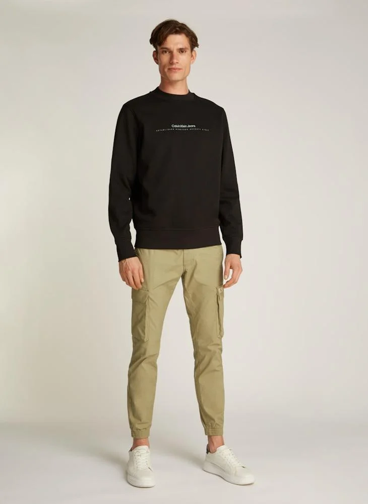 كالفن كلاين جينز Graphic Print Crew Neck Sweatshirt