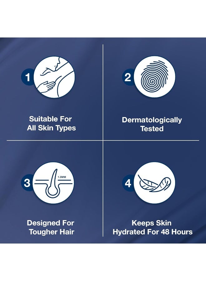 Veet Professional Hair Removal Cream, Bikini & Underarm - Designed for Tougher Hair with Domed Applicator, Suitable for All Skin Types, With Shea Butter, 100ml - Image 5