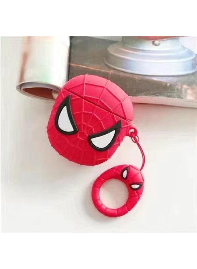 Creative Airpods Second Generation Silicone Protective Case For Apple Second Generation Wireless Bluetooth Headset Cartoon Cute Soft Case-Color:Q13 (with Ring)-Applicable Model:airpods 1/2 Generation  - Image 1