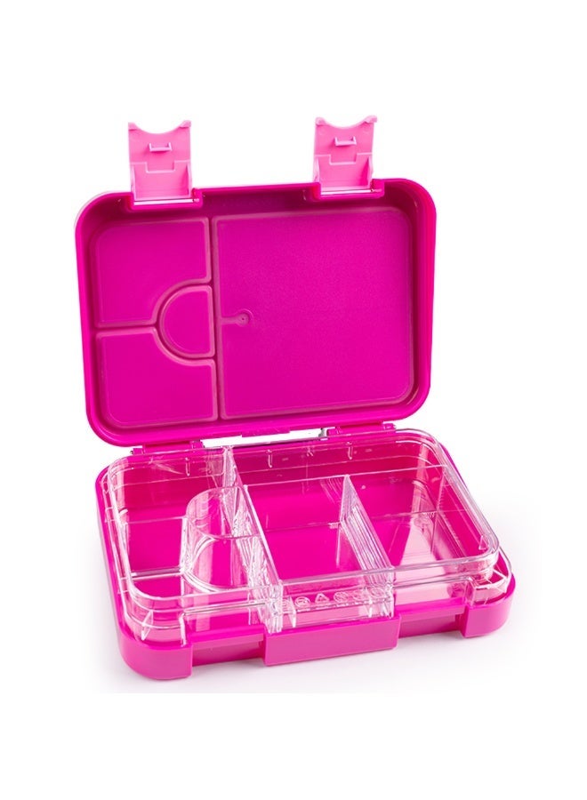 Cocobee Bento Lunch Box,6 Adjustable Compartments - Dark Pink - Image 5