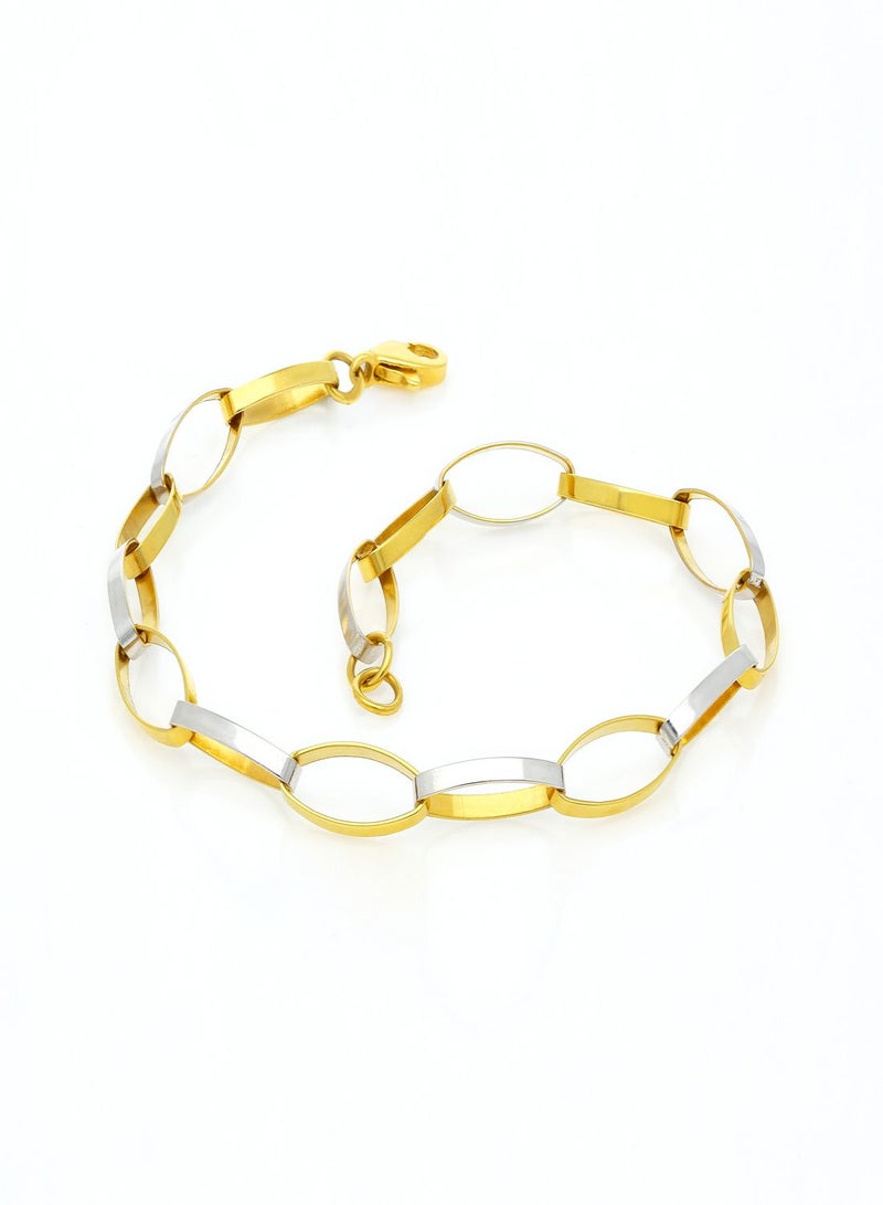 Malabar Gold and Diamonds 22 KT 916 Purity Gold Bracelet LABR208  - Image 3