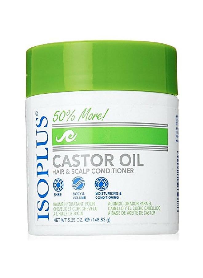 Isoplus Castor Oil Hair/Scalp Conditioner 5.25 Ounce (Pack Of 2)  - Image 2