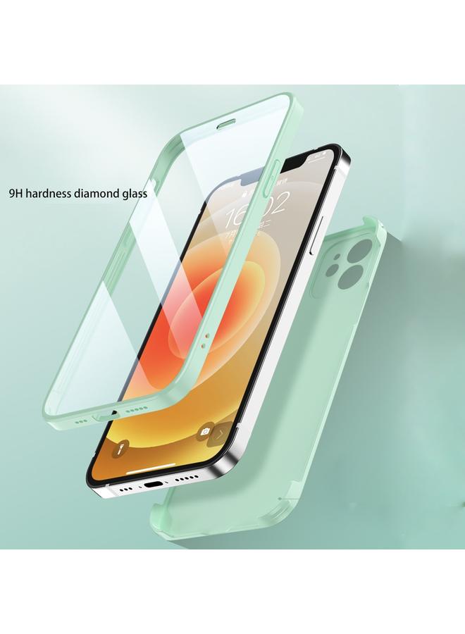 اس-توب جراب هاتف زجاجي بتغطية كاملة 360 لهاتف iPhone 13 Pro Max - Image 4