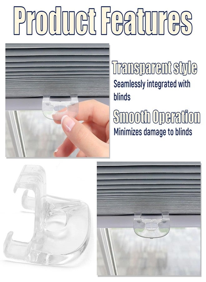Shahn Cordless Honeycomb Shade Lift Handles Blind Pulls Replacement Parts for Graber and Bali Springs Cordless Mini Blinds and Cellular Shades, 3 Pack - Image 5