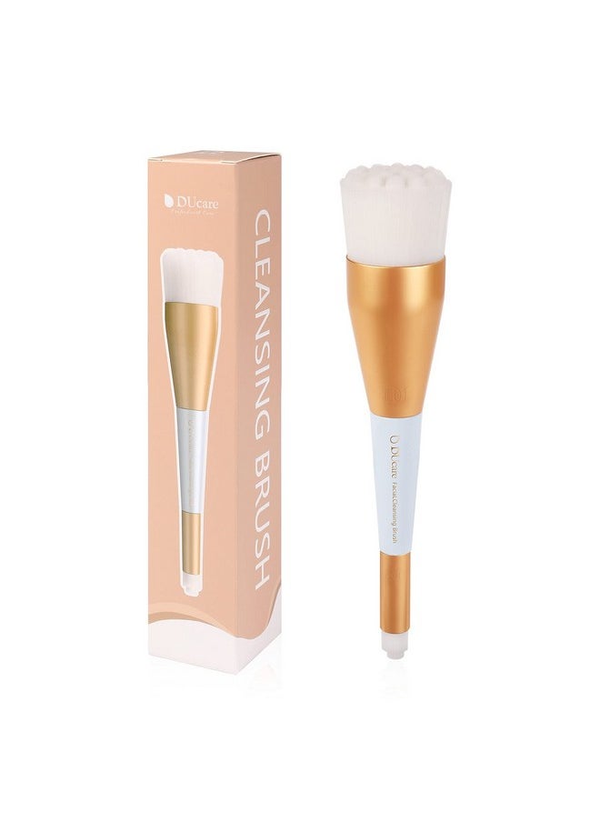 DUcare Manual Facial Cleansing Brush 2In1 Skin Care Face Brush Dual End Facial Manual Dual Face Wash Brush For Deep Pore Exfoliation Massaging  - Image 1
