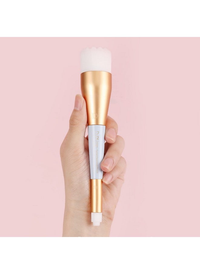 DUcare Manual Facial Cleansing Brush 2In1 Skin Care Face Brush Dual End Facial Manual Dual Face Wash Brush For Deep Pore Exfoliation Massaging  - Image 5