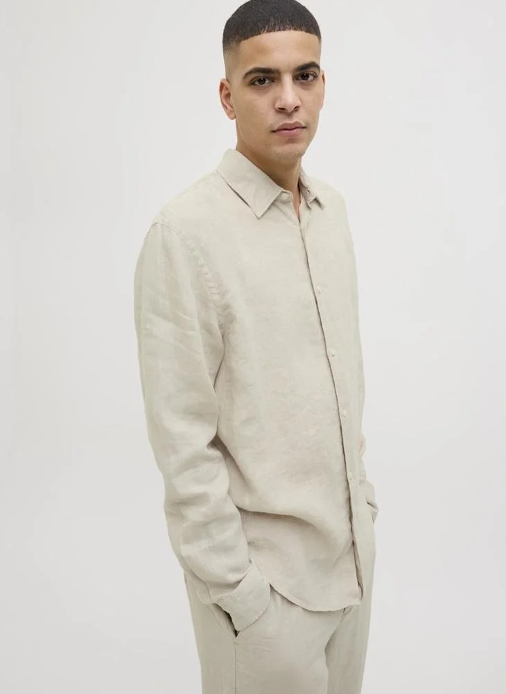 JACK & JONES Jprcclawrence Linen Regular Fit Shirt