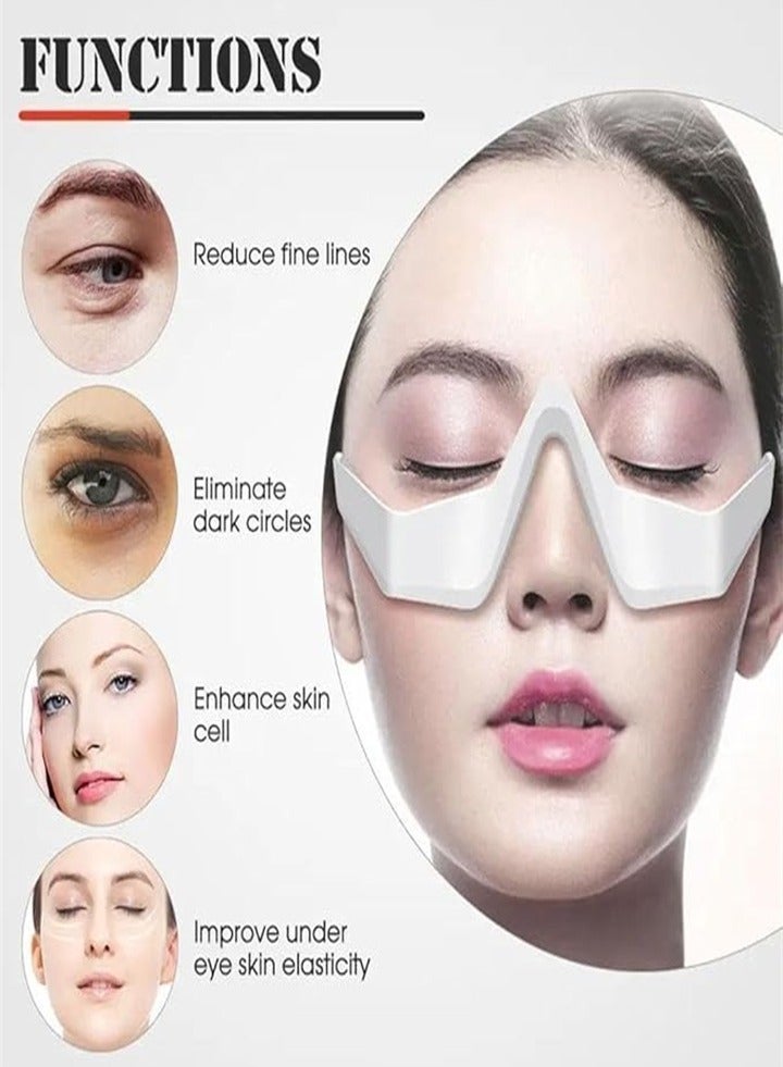 Upgraded version, micro-current eye beauty instrument, eye massager, promotes collagen production, significantly reduces wrinkles, dark circles and eye puffiness - Image 2