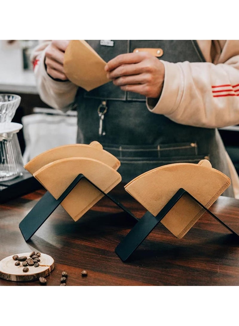 INVEIN Stainless Steel Coffee Filters Holder, V60 Coffee Filter Paper Holder and Organizer, Elegant Design for Home and Café - Image 5